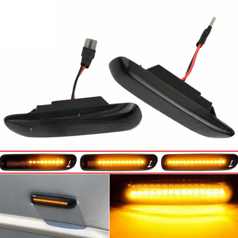 

2 шт. динамический передний боковой габаритный фонарь, совместимый с 3-й серией E46 1998-2001 гг. Заменяет 63138370719,