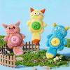 Interactive Plush Dog Toy Soft Squeaky Puppy Enrichment Toy Puzzle Treat Dispenser for Large Medium Small Dogs