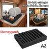 RV Cup Holder 8/13 Slot Foam Space Saving Rack Multi-Function Drink Mug Storage for Caravan Camping Travel