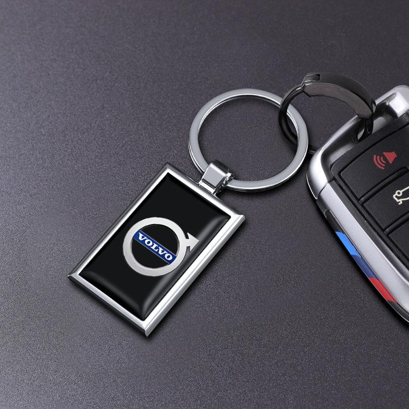 Car Emblem Keychain Pendant Zinc Alloy Key Ring For Volvo XC90 V90 V60 XC60 V40 EC40 EX40 S80 S60 S90 C40 XC40 V70 XC70 C30 C70