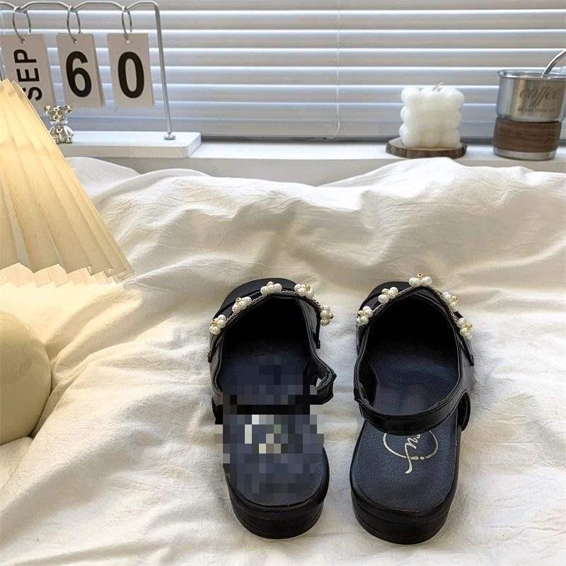 2025 Summer Internet Celebrity Mary Jane Style Round Toe Women's Sandals