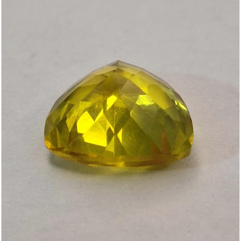 Natural Yellow Sapphire Rk 454 Trillion Cut 11-13 Ct Stunning Gemstone