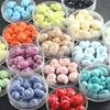 Colorful Ceramic Conch Shell Beads: Loose Snail Beads for Handmade DIY Jewelry and Accessories
