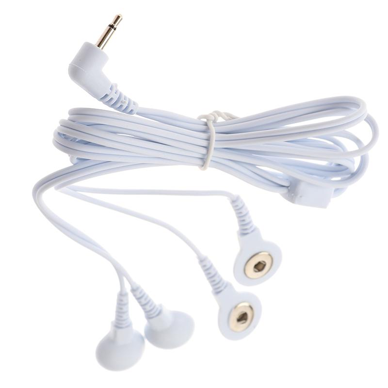 1 Pc 4-Way Electrode Pads Tens Unit Lead Wires Cables Connection Massage Tools