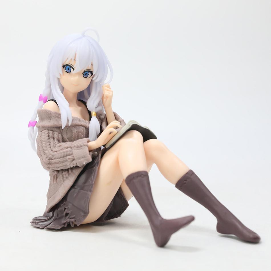 10cm Wandering Witch The Journey Of Elaina Elaina PVCAnime Figure Model Toys Desktop Cute Decorations Collection Doll Kids Gifts