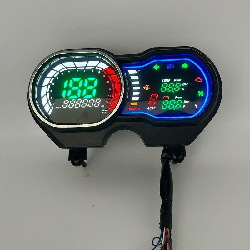 For Bajaj Platina 110 125 110Motorcycle Digital Speedometer Tachometer Instrument Dashboard Panel Motorcycle LCD Display