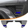 Fits 2018-2025 Jeep JL Wrangler JT Gladiator Fender Vent Decals American Flag US