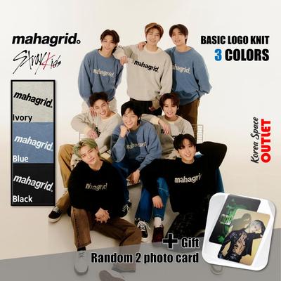 Stray Kids Stray Kids and Mahagrid Collaboration, BASIC LOGO KNIT SWEATER