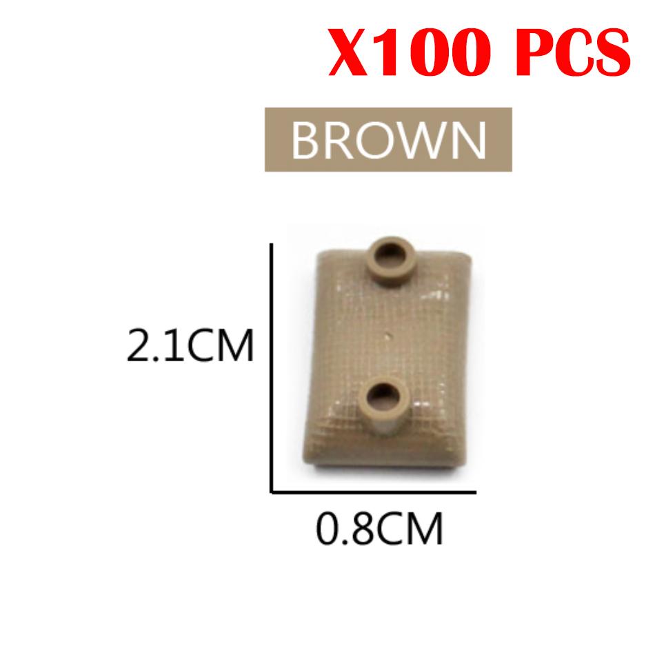 Military Special Forces Sandbag Weapon Box Gun WW2 DIY Building Blocks Educational Creative Bricks Toys For Children Kids Gifts