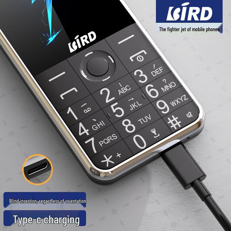 Bird D1 4G Senior Funkční telefon (CN verze)