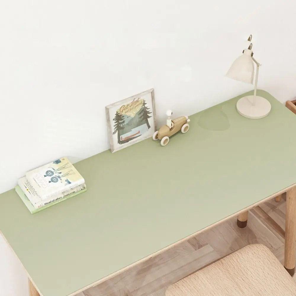 Anti-slip Oilproof Table Cloths Waterproof Computer Desk Mat PU Leather Table Cover  Home Decor