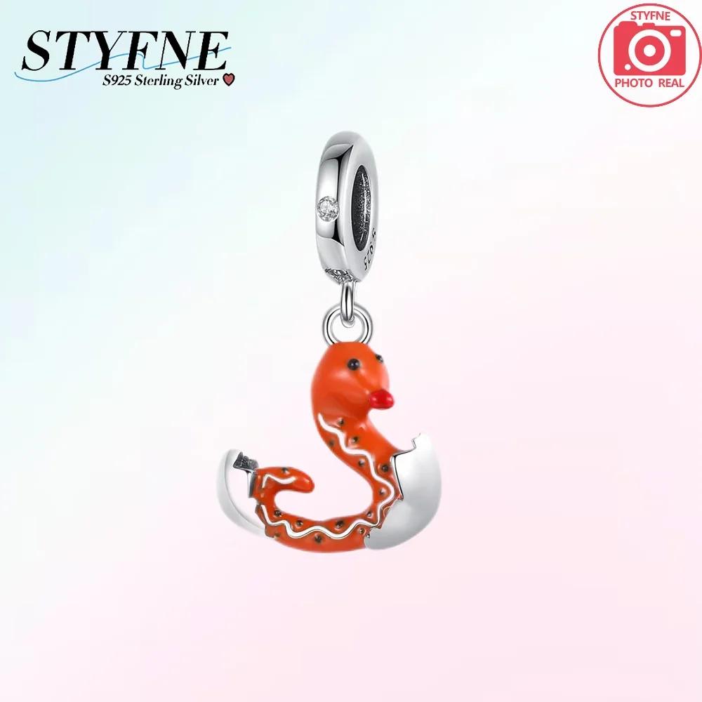Copper Cute Magic Hat Rabbit Holding Heart And Red Snake Charm Beads Fit Original Bracelet For Diy Making Jewelry