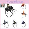 Tiara Chapéu de Bruxa Halloween Abóbora Aro de Cabelo Teia de Aranha Adereços Festa a Fantasia