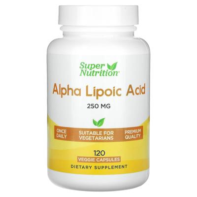 Acido Alfa Lipoico, 250mg, 120 Capsule Vegetali