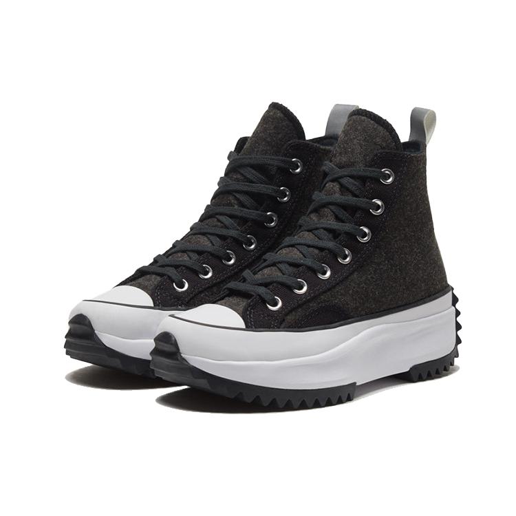 Run Star Converse Hike High 'Black Ice - Black Silver' 169437C