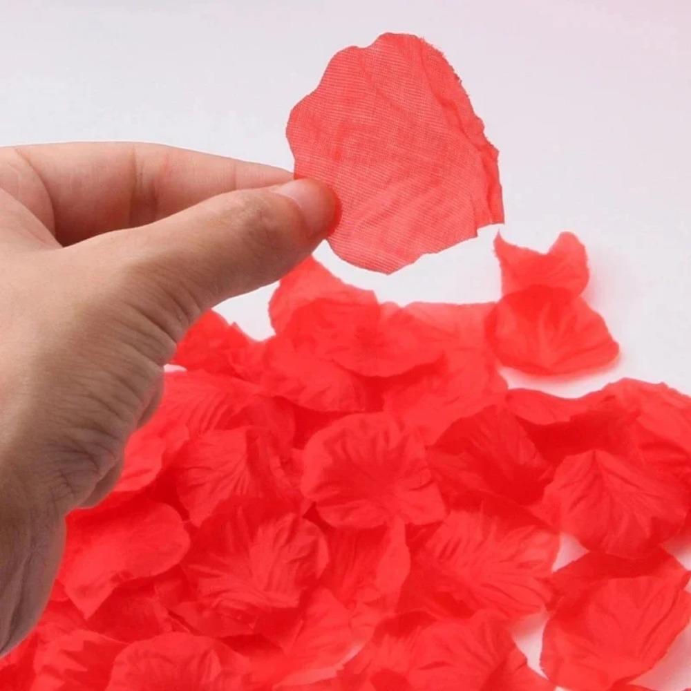 100/500/1000pcs Artificial Rose Petals Romantic Artificial Flower Silk Petals Valentine Day Wedding Flower Petal Decoration
