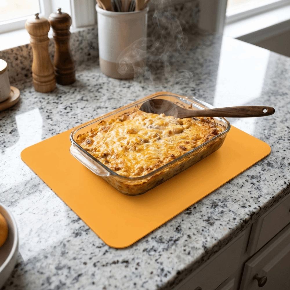 Flexible Craft Mat Silicone Table Placemat Nonstick Multi Purpose Mat Family Meals