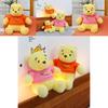 Winnie The Pooh Plush Pillow With Soft Velvet Material For Gift And Home Decor