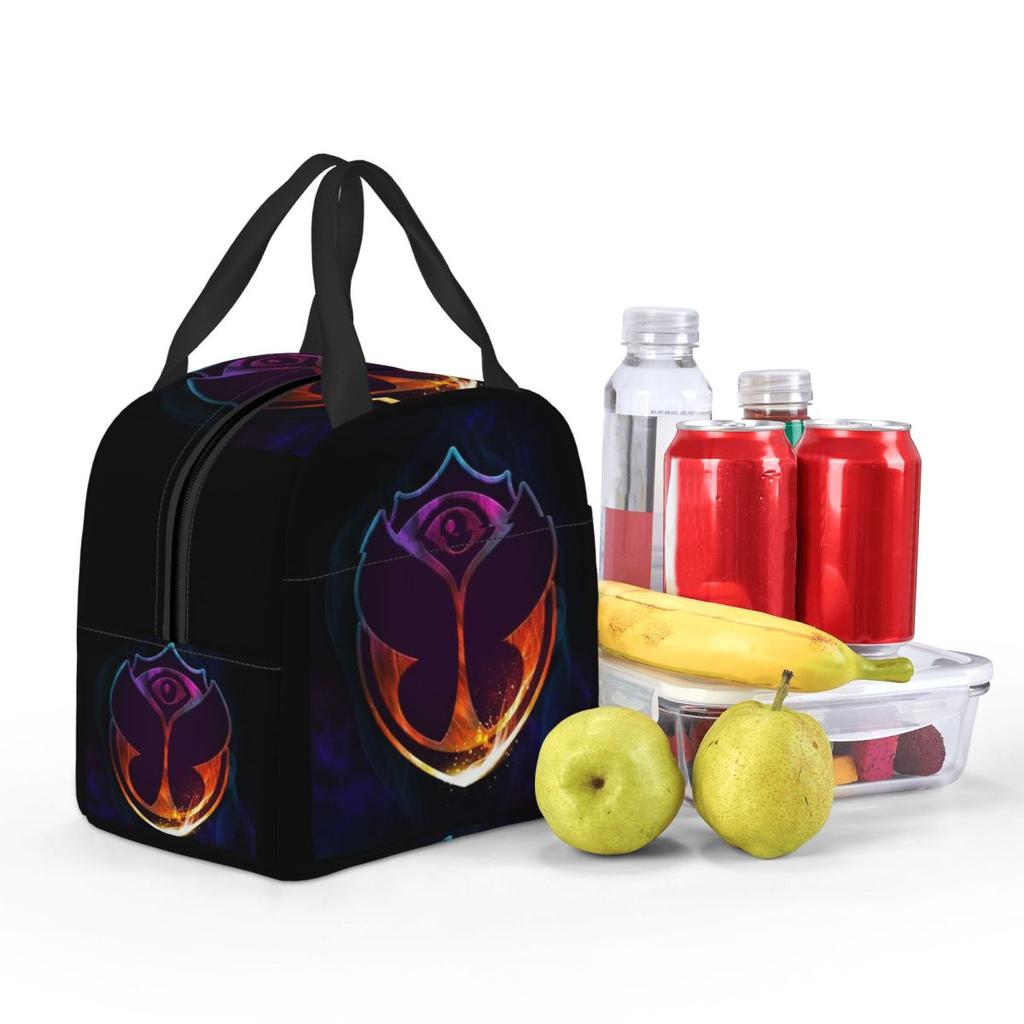 Tomorrowland Butterfly Insulated Lunch Bag for Women Kids Portable Food Boxes Thermal Lunch Box Tote