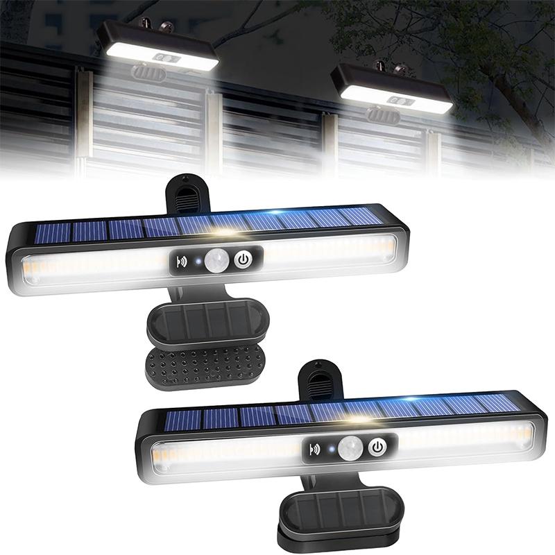 Solar Outdoor Motion Detector Light, 3 Lighting Modes Waterproof Spotlight for Garden Fen