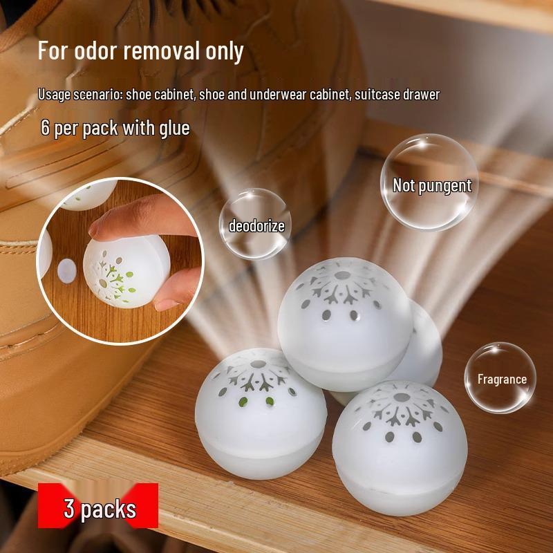 Shoe Cabinet Anti-Odor Deodorizer Balls - Long-Lasting Scented Odor Remover