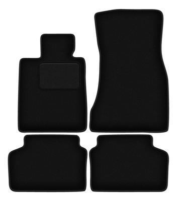Alfombrillas de terciopelo negro para: BMW 7 G11 FL sedán corto (2019-)