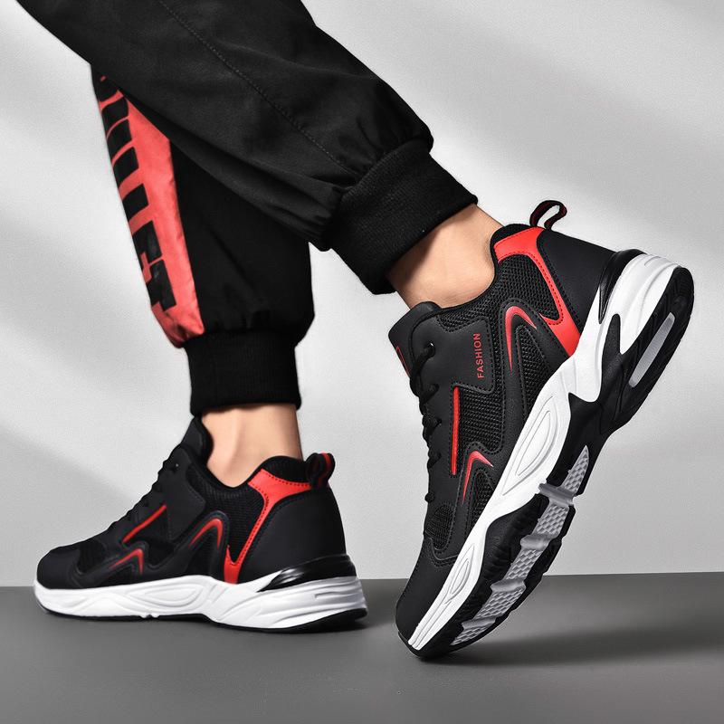 

Сетчатые дышащие кроссовки модная обувь мужская обувь обувь больших размеров обувь для папы белые кроссовки универсальные мужские 48