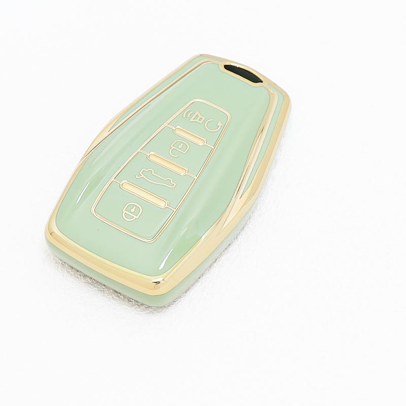 Tpu Car Key Case Cover Auto Shell Fob For Geely Coolray - Atlas Boyue Nl3 Emgrand X7 Ex7 Suv Gt Gc9 Borui