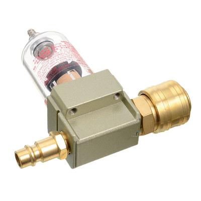 1 Stück Langlebiger Öl-Wasser-Abscheiderfilter Druckluftfilter Inklusive 1/4" Schnellkupplung für das Kompressorwerkzeug