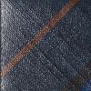 Burberry Check Ultra Thin Double Fold Design Cotton Card Holder Men Accessories Midnight-Blue 81124481