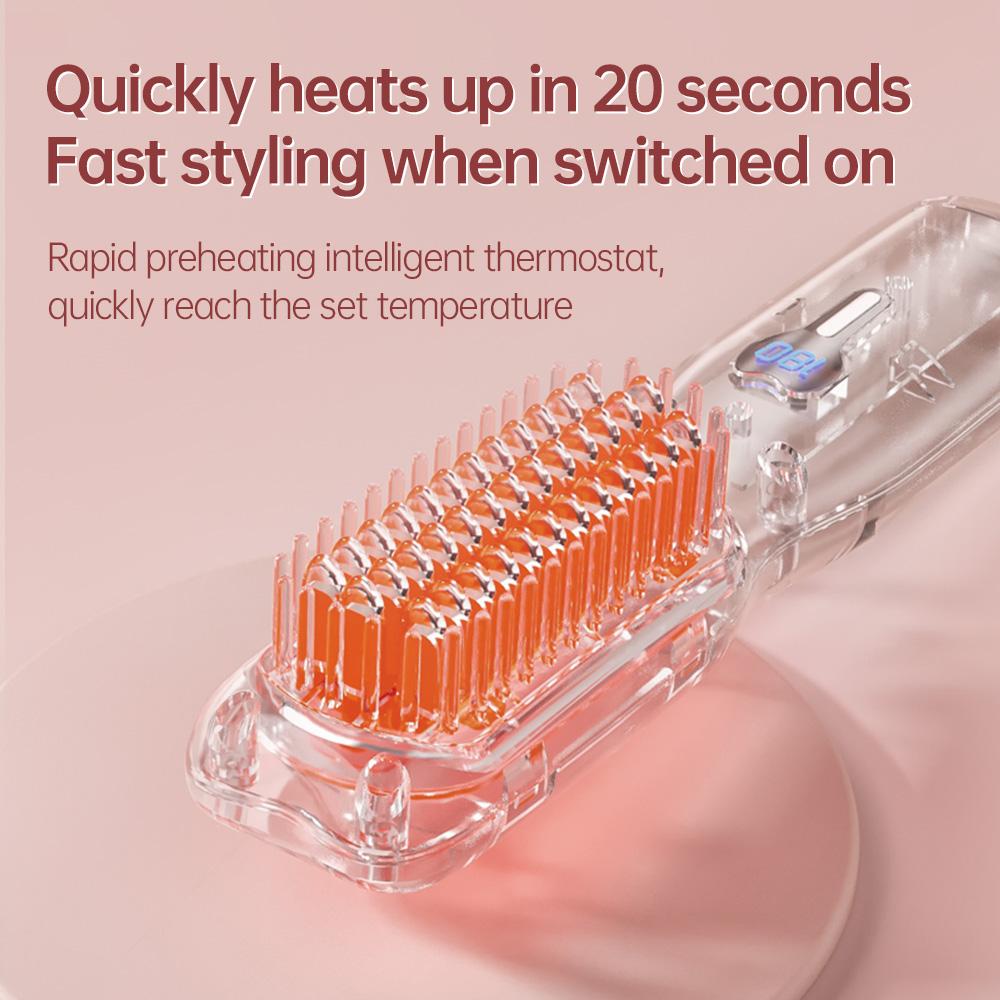 Hair Straightener Electric Combs Multifunctional Straight Comb Professional Negative Ion Anti-Scalding Hair Styling