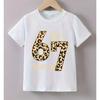 Summer 67 Six Seven Funny Meme Drip Graphic Kids T-Shirts Boys Casual Tops 6 7 Meme Fashion Short Sleeve Girl Tee Shirt