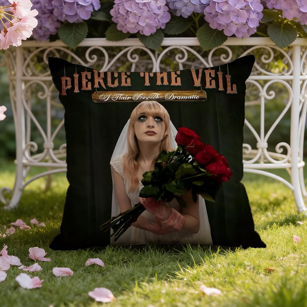 P-Pierce Band The Veil Cushion Cover Home & Car Dual-Scene Pillow Cover: Reversible for Premium Comfort