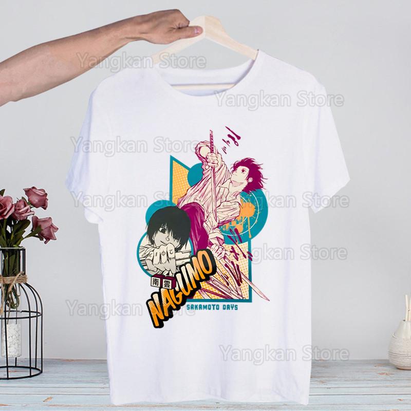 Sakamoto Days T Shirt Men Shirts Quality Summer Top Tshirts Short Sleeves Tees T-Shirt