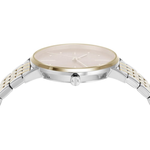A|X Armani Exchange LOLA AX5595 Women's Watch in Silver and Gold