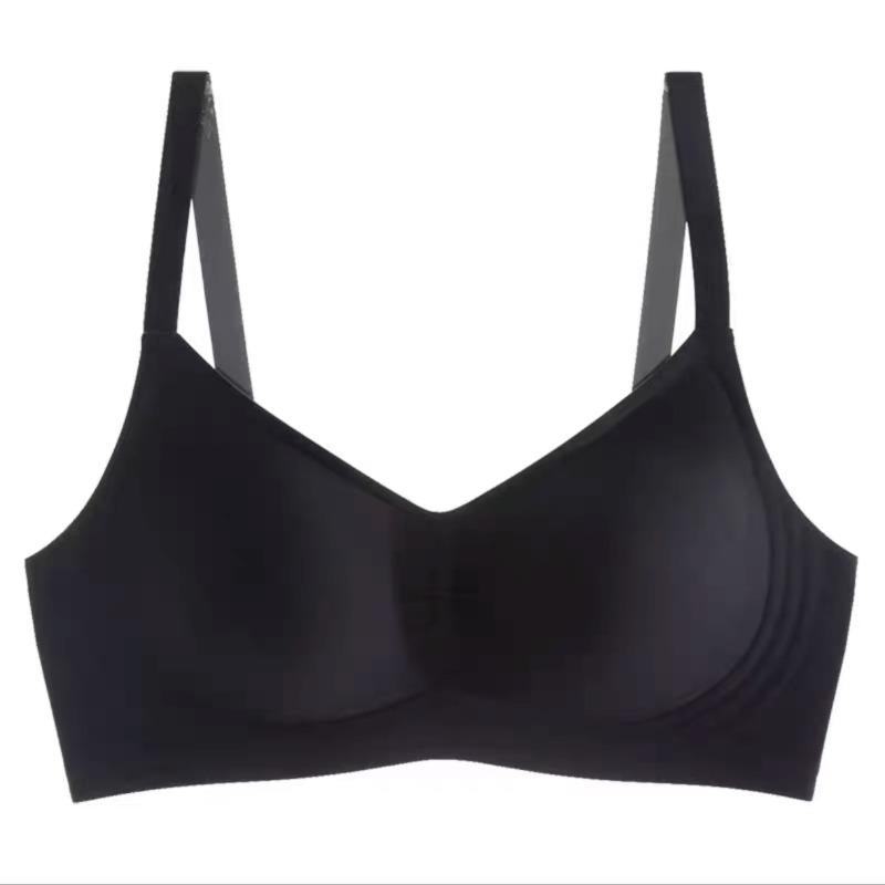 Traceless Nude Underwear, Women's Soft Support, Big Breasts, Small Thin Styles, No Steel Rings, Sub-breasts, Sports Bra Cover.