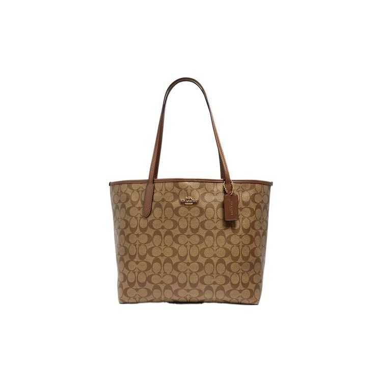 

Coach City 33 Classic Monogram Large Capacity Tote Bag Women Tote Brown 5696-IME74 Basic Set (Bag+Dust Bag)