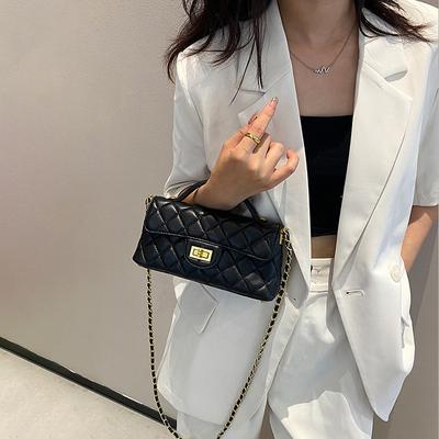 Sac à chaîne losange pour femme, nouveau sac à bandoulière messager tendance d'été polyvalent, sac à main
