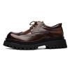 Fashion High Quality Platform Derby Shoes for Men British Port Style Casual Leather Shoes Fashionable Premium Shoes Men Leather Original