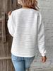 Autumn Winter Fashion Women's Casual Half-Zip Solid Color Sweatshirts Long-Sleeved Textured Tops