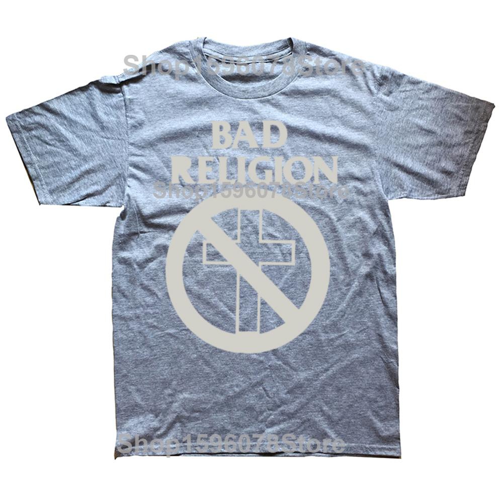 Funny Bad Religion Official Merchandise How Could Hell Graphic T-shirts Men Casual Tshirt 100% Cotton Loose Oversized T Shirt