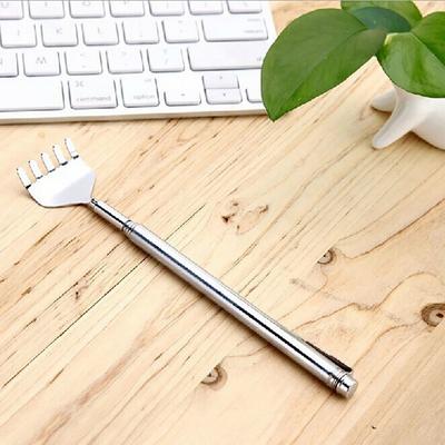 1Pcs Stainless Steel Telescopic Back Scratcher Portable Back Scratcher
