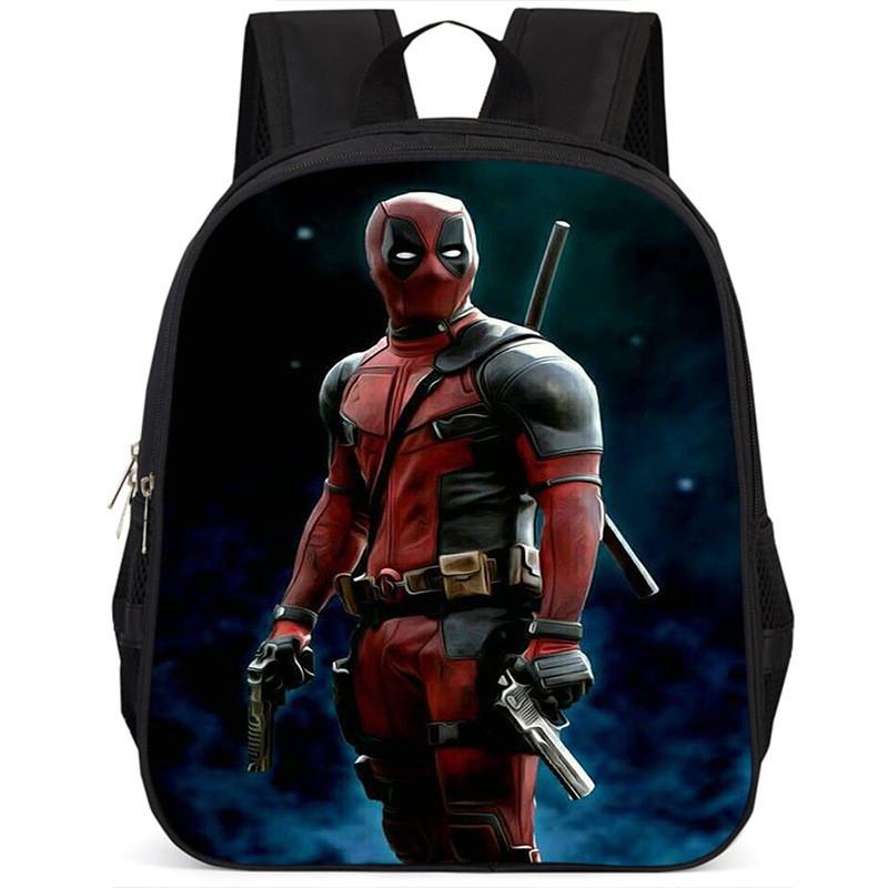 Spacious 15 Inch Deadpool Backpack For Boys And Girls With Large Capacity Design