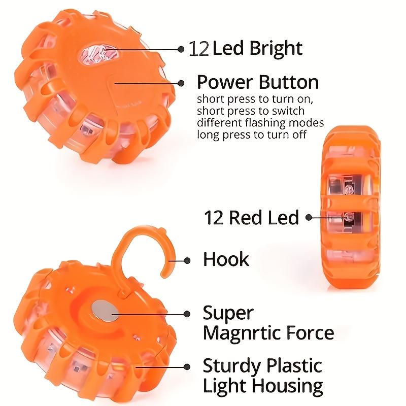 LED Strobe Warning Light Car Emergency Road Rescue Safety Magnetic Flashing Lights Roadside Auto Signal Beacon Lamp Accessories