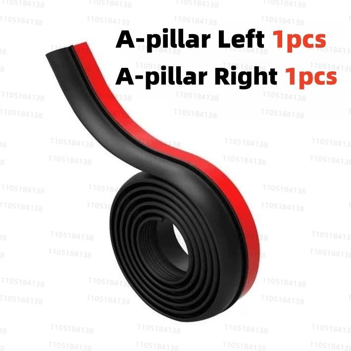 For Mitsubishi Car 2000-2026 Door Seal Strip Rubber Double Layer Sealing Protector Soundproof Strip Dustproof Seal Strip