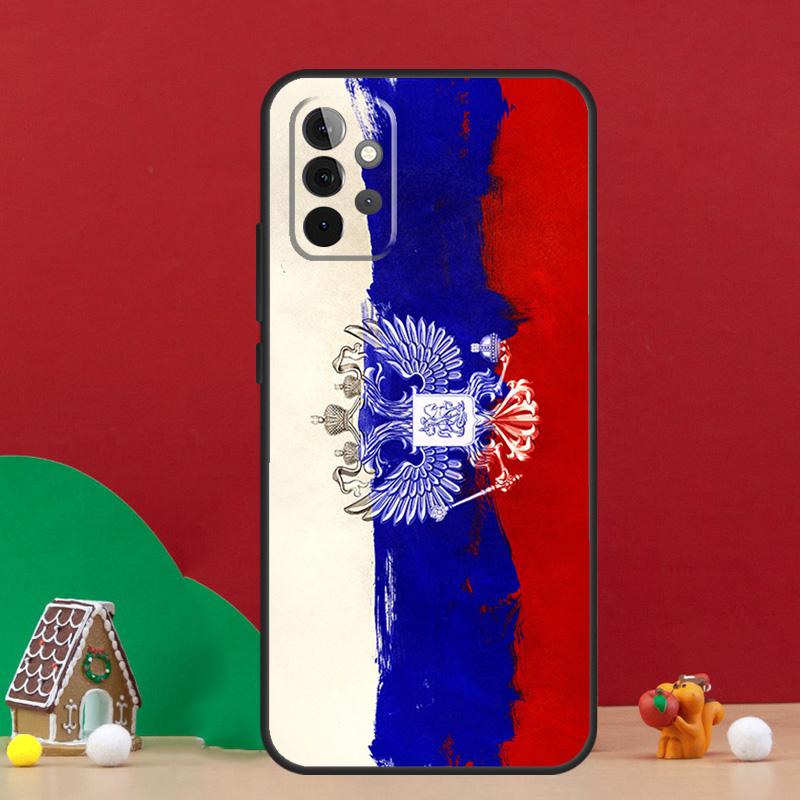 Russian Flag Case For Samsung Galaxy A17 A06 A16 A56 A36 A54 A34 A14 A52 A32 A13 A23 A33 A53 A15 A35 A55