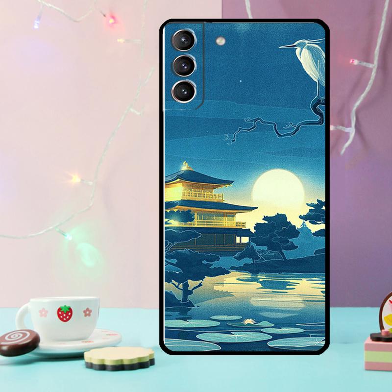 

Чехол для телефона в японском стиле для Samsung Galaxy S25 Ultra S20 S21 S22 S23 Plus S9 S10 S25 FE S24 Ultra Galaxy S21 FE