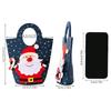 Christmas Bags For Treats 4 Pieces Santa Claus Christmas Candy Bags Handbag Cute For Prizes Cake Beer Bottles Chocolates