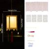 LED Light Mid-Autumn Festival Lantern Creative Art Lantern Portable Handmade Hanging Lamp  Festival