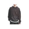 MLB Solid Color Hooded Pocket Long Sleeve Sweatshirt Unisex sweatshirt Charcoal-Gray 3AHDB0751-43CGD